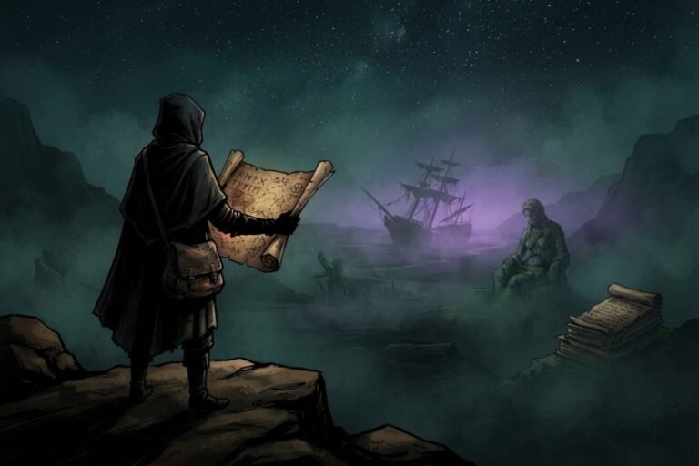 Ilustrasi suasana misteri dunia yang belum terpecahkan