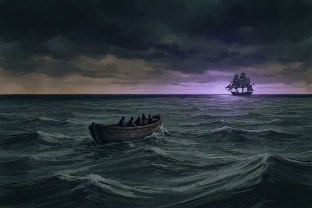 Sekoci penyelamat kapal Mary Celeste yang menjadi bagian dari misteri hilangnya awak kapal