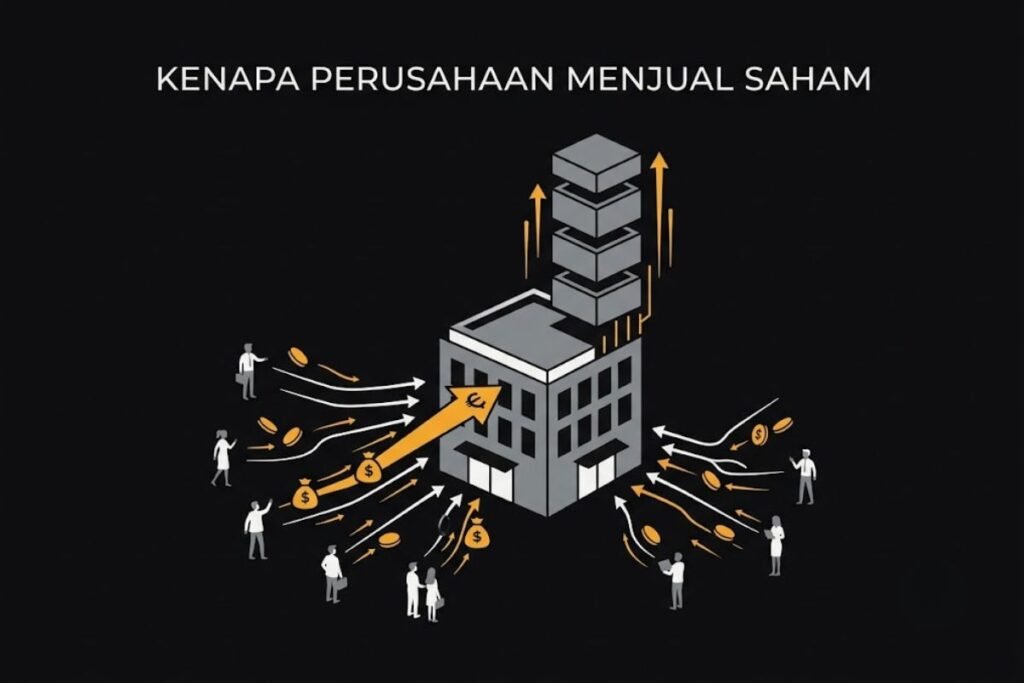 Ilustrasi alasan perusahaan menjual saham untuk mengumpulkan modal usaha