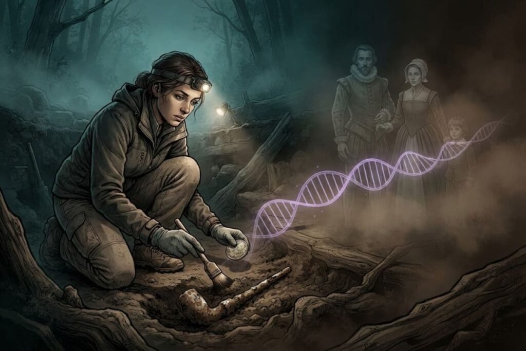 Penelusuran modern dan analisis DNA untuk memecahkan misteri Roanoke